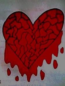 A bleeding heart